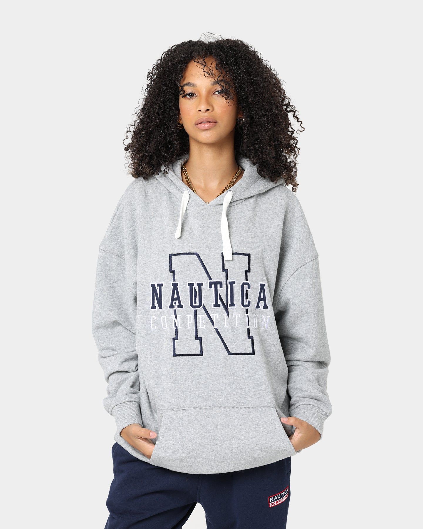 Nautica Flanker Oversized Hoodie 112 Grey Marl sold by Culture Kings