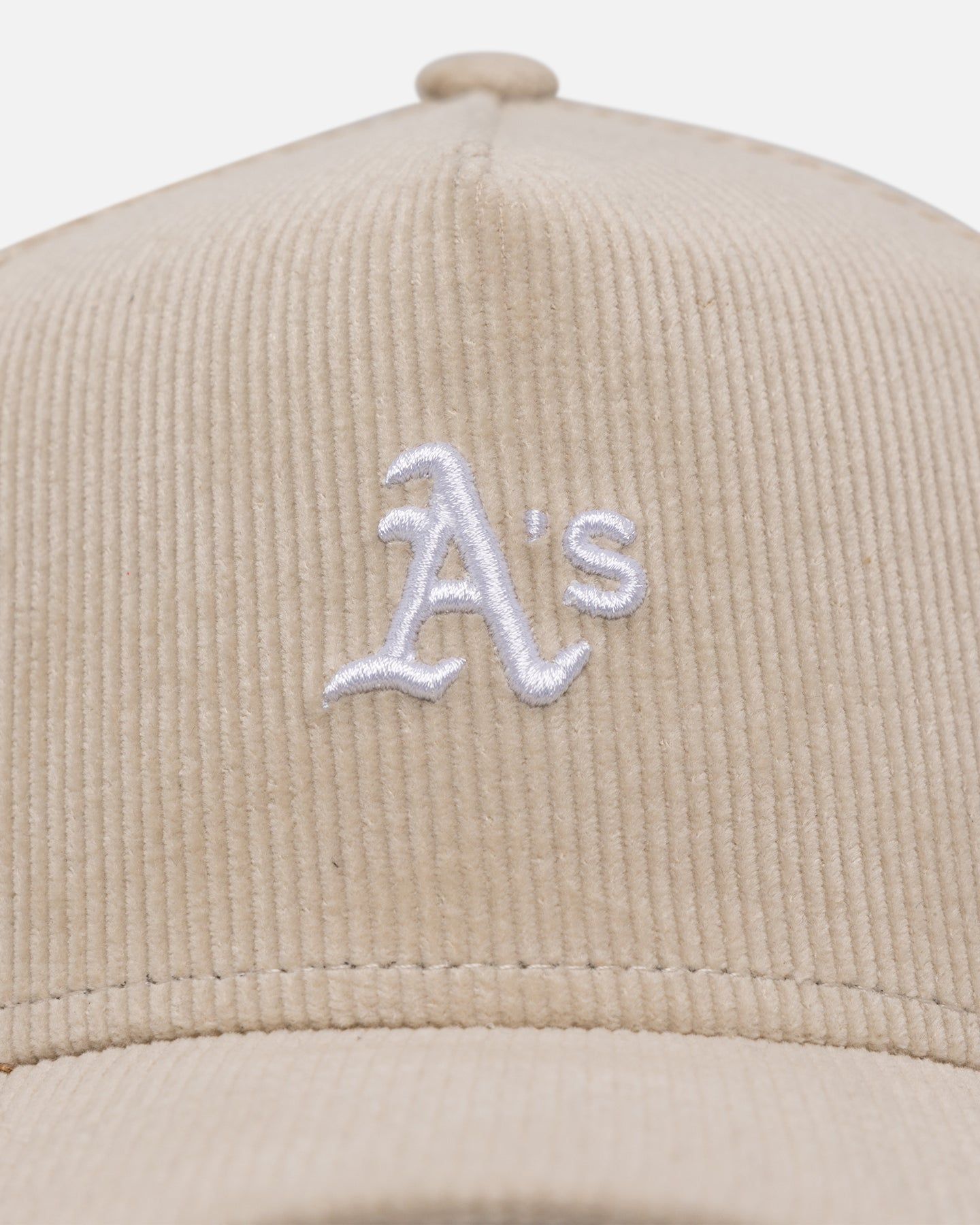New Era Oakland Athletics 'Micro Cord Cream' 9FORTY A-Frame Snapback Cream/White sold by Culture Kings product image thumbnail 5
