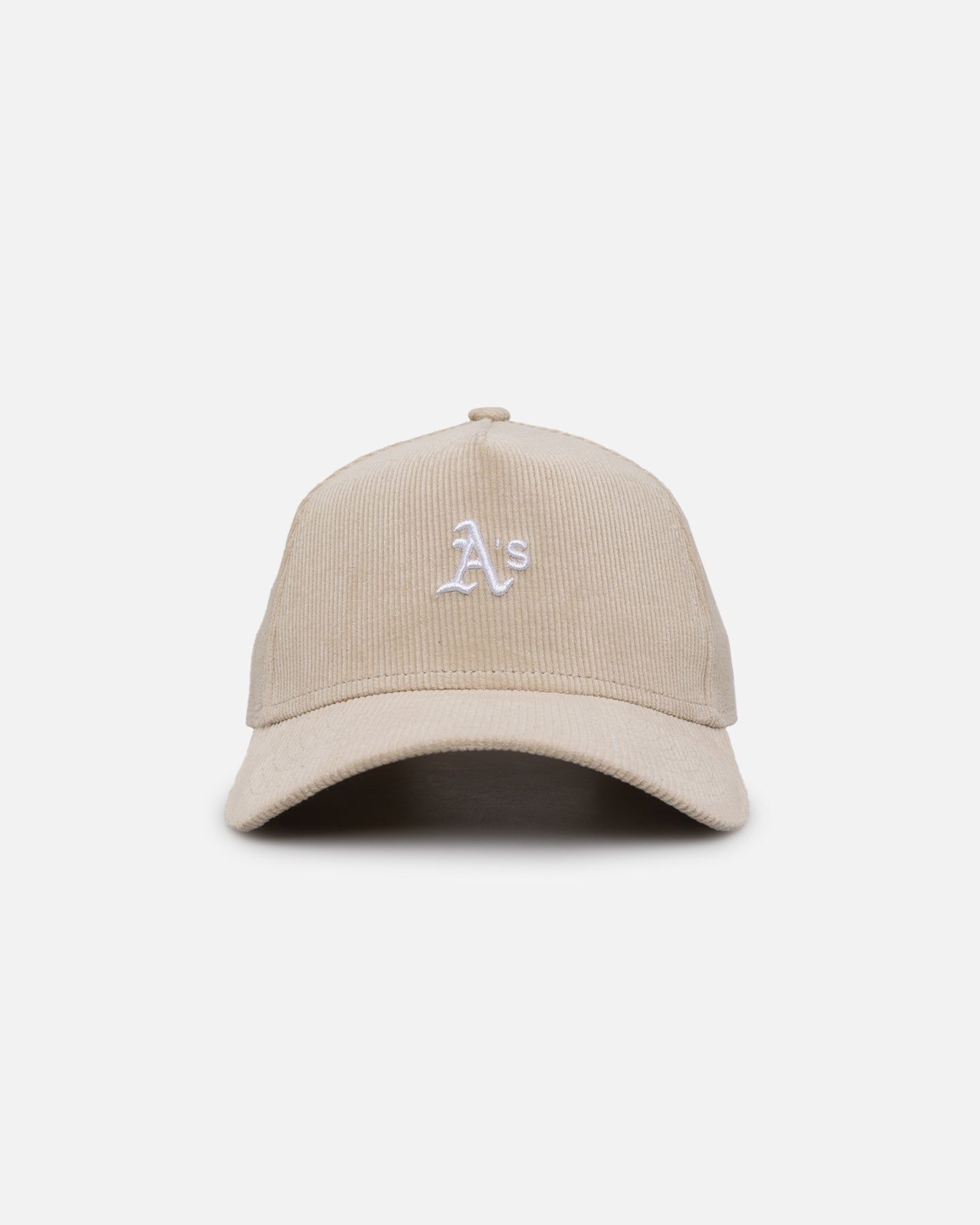 New Era Oakland Athletics 'Micro Cord Cream' 9FORTY A-Frame Snapback Cream/White sold by Culture Kings
