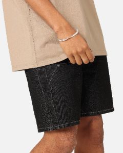 Carre Construct Denim Shorts Black sold by Culture Kings