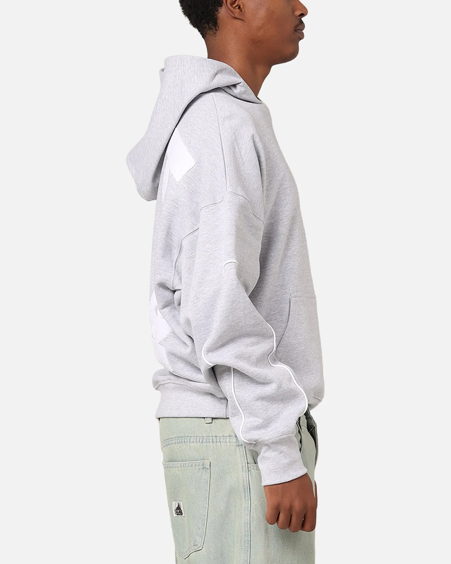 Loiter Pin Line Premium Hoodie Grey Marle sold by Culture Kings product image thumbnail 5