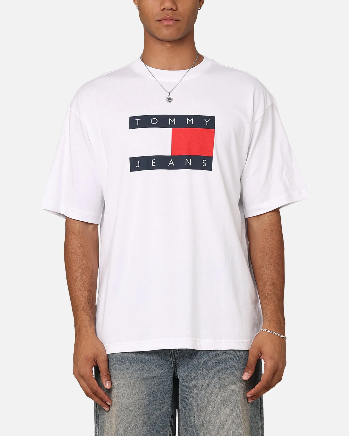 Tommy Jeans TJM Skate Flag T-Shirt White sold by Culture Kings