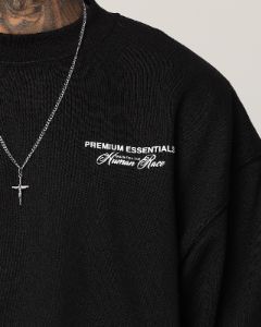 Loiter Essential Spire Crewneck Black sold by Culture Kings