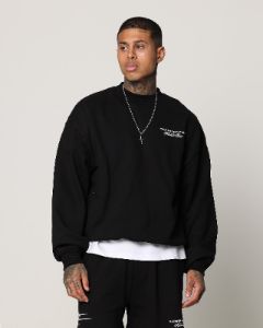 Loiter Essential Spire Crewneck Black sold by Culture Kings