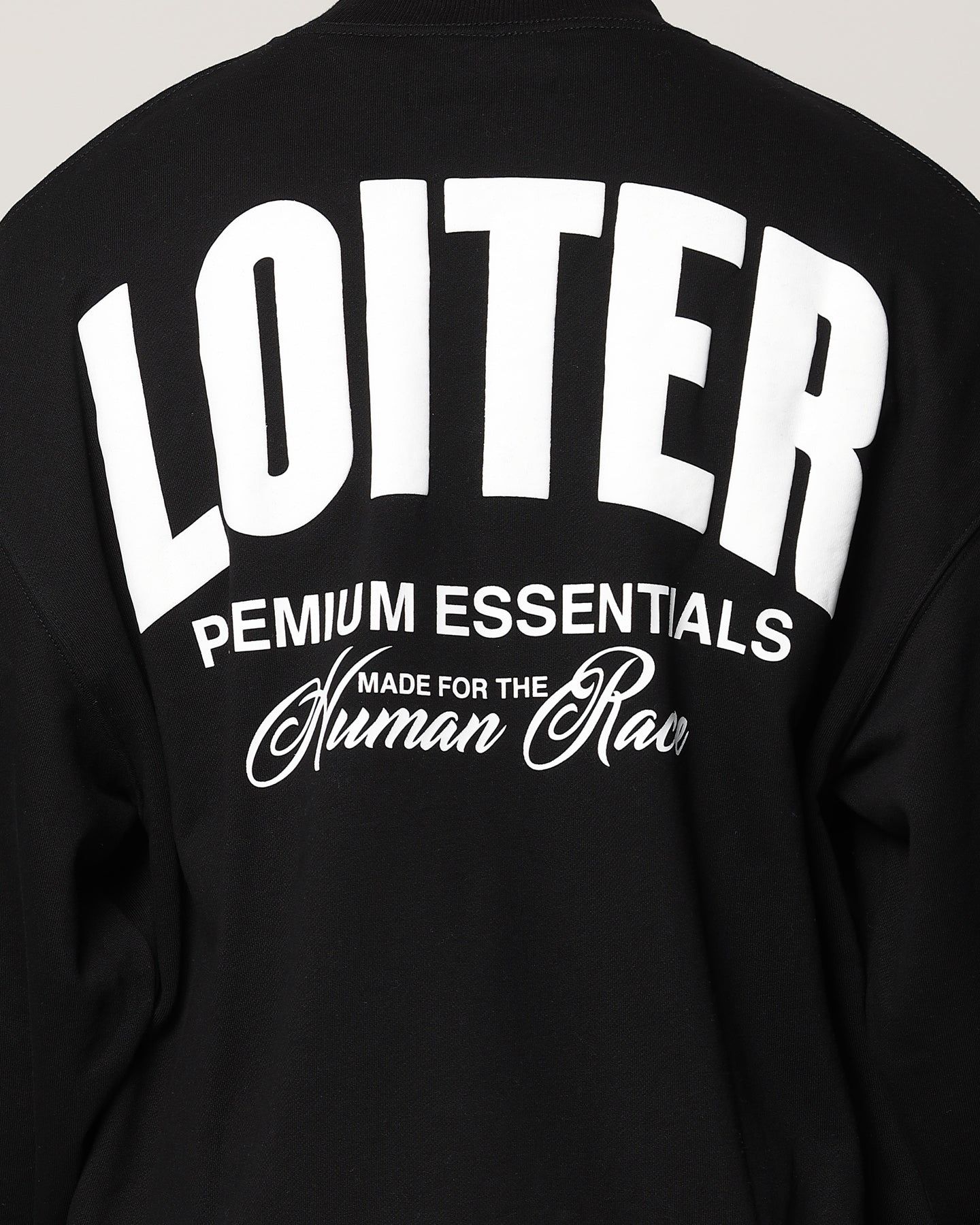 Loiter Essential Spire Crewneck Black sold by Culture Kings product image thumbnail 5