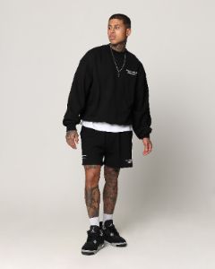 Loiter Essential Spire Crewneck Black sold by Culture Kings