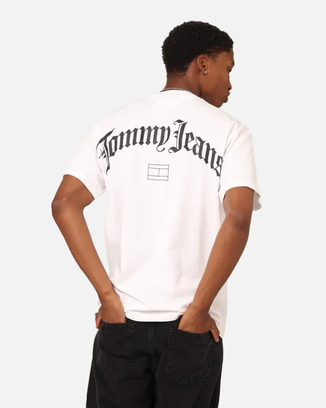 Tommy Jeans Relaxed Grunge Arch Back T-Shirt White sold by Culture Kings