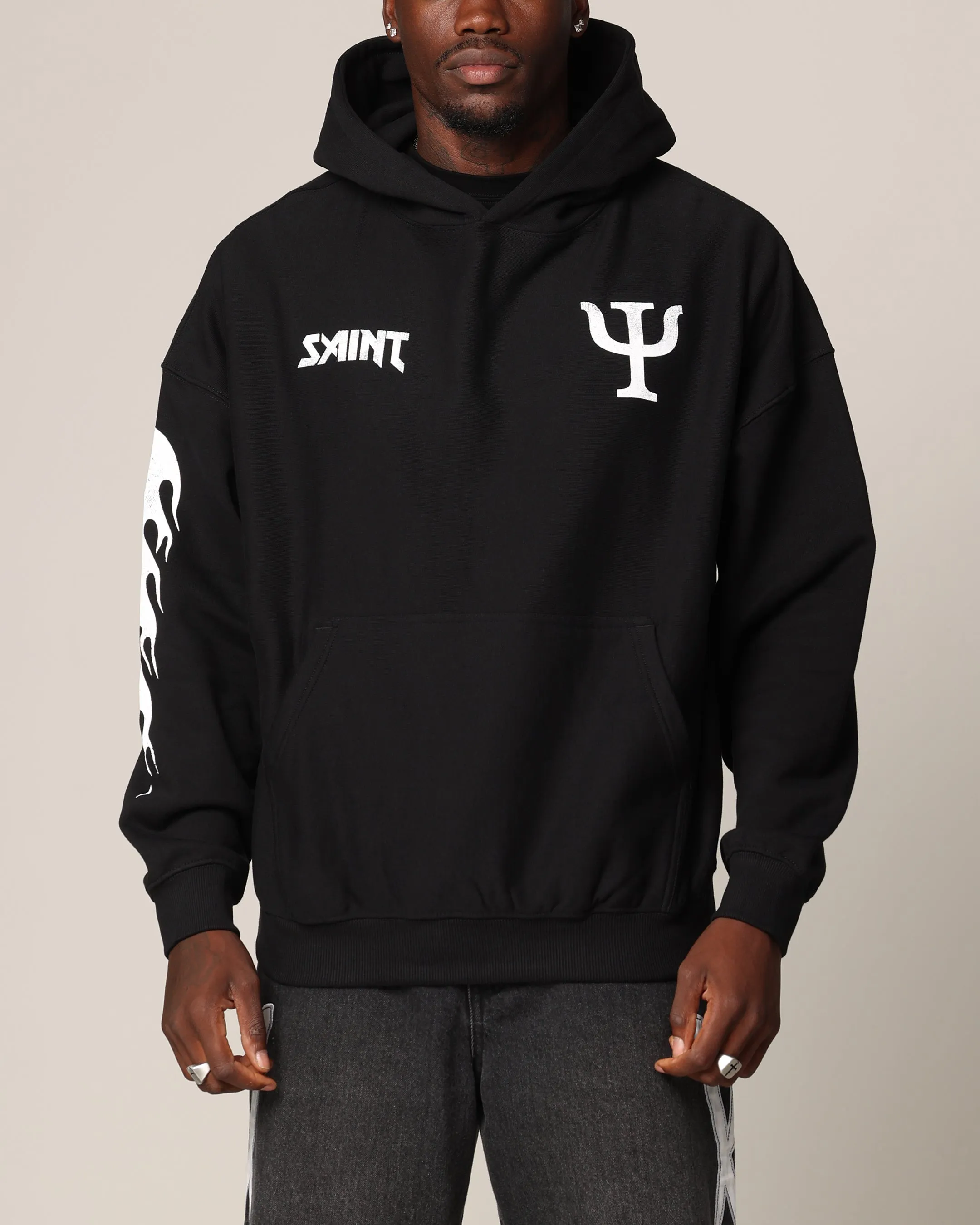 Saint Morta Olympia Hoodie Black sold by Culture Kings product image thumbnail 2