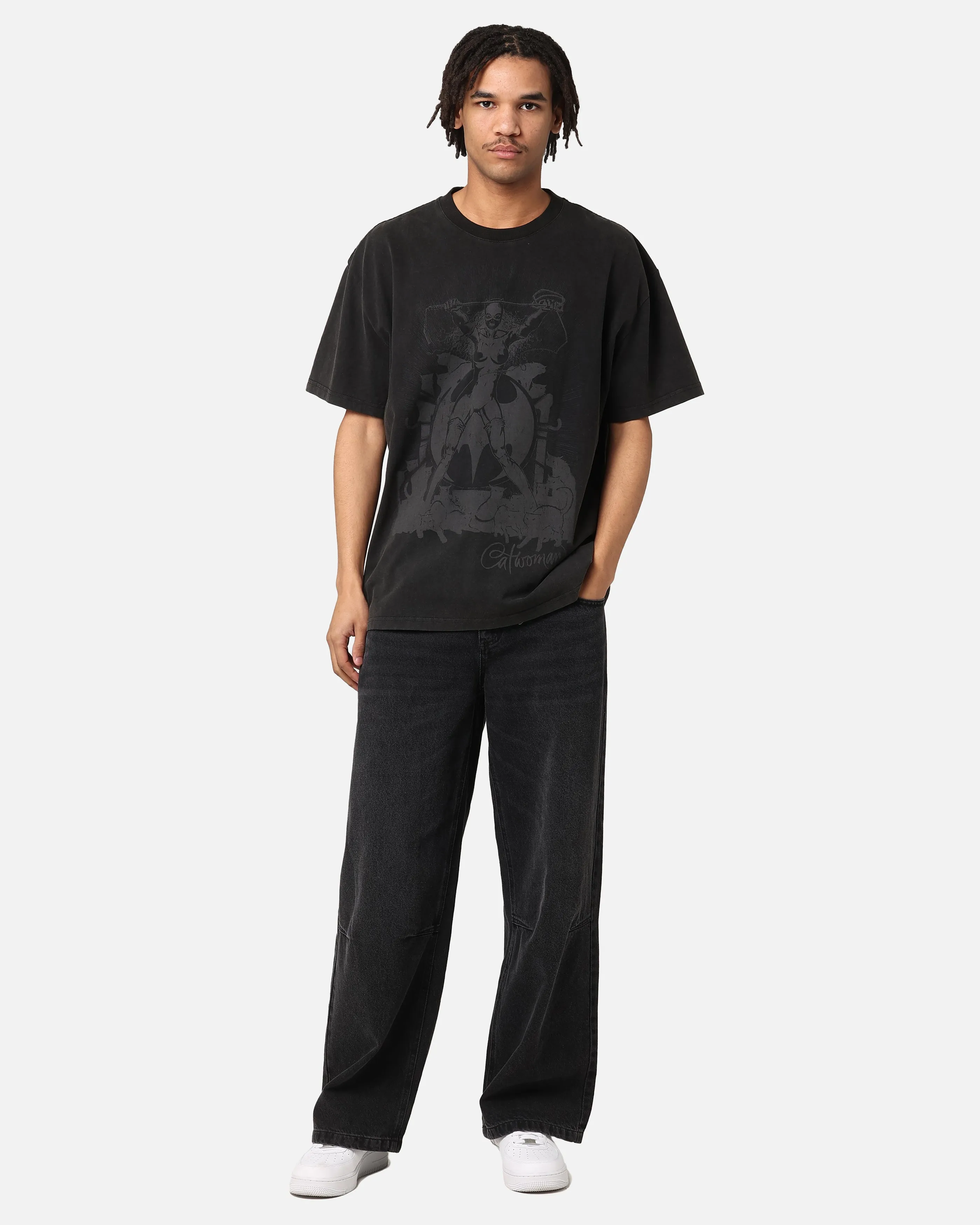 Goat Crew X DC Batman Catwoman Cats Heavy T-Shirt Vintage Black sold by Culture Kings product image thumbnail 2