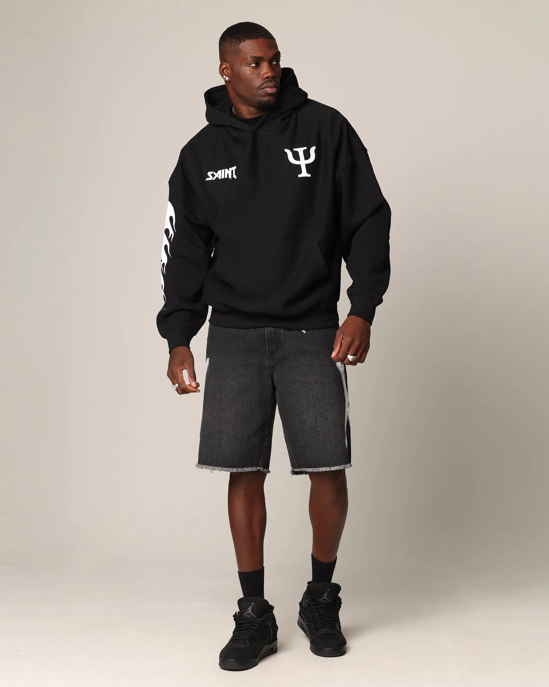 Saint Morta Olympia Hoodie Black sold by Culture Kings product image thumbnail 4