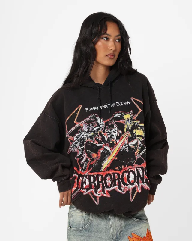 Goat Crew X Transformers Terrorcons Vintage Hoodie Black Wash sold by Culture Kings