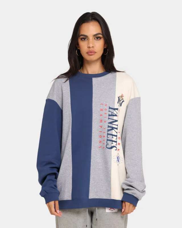Majestic Athletic New York Yankees Vertical Panelled Crew Ensign Blue sold by Culture Kings