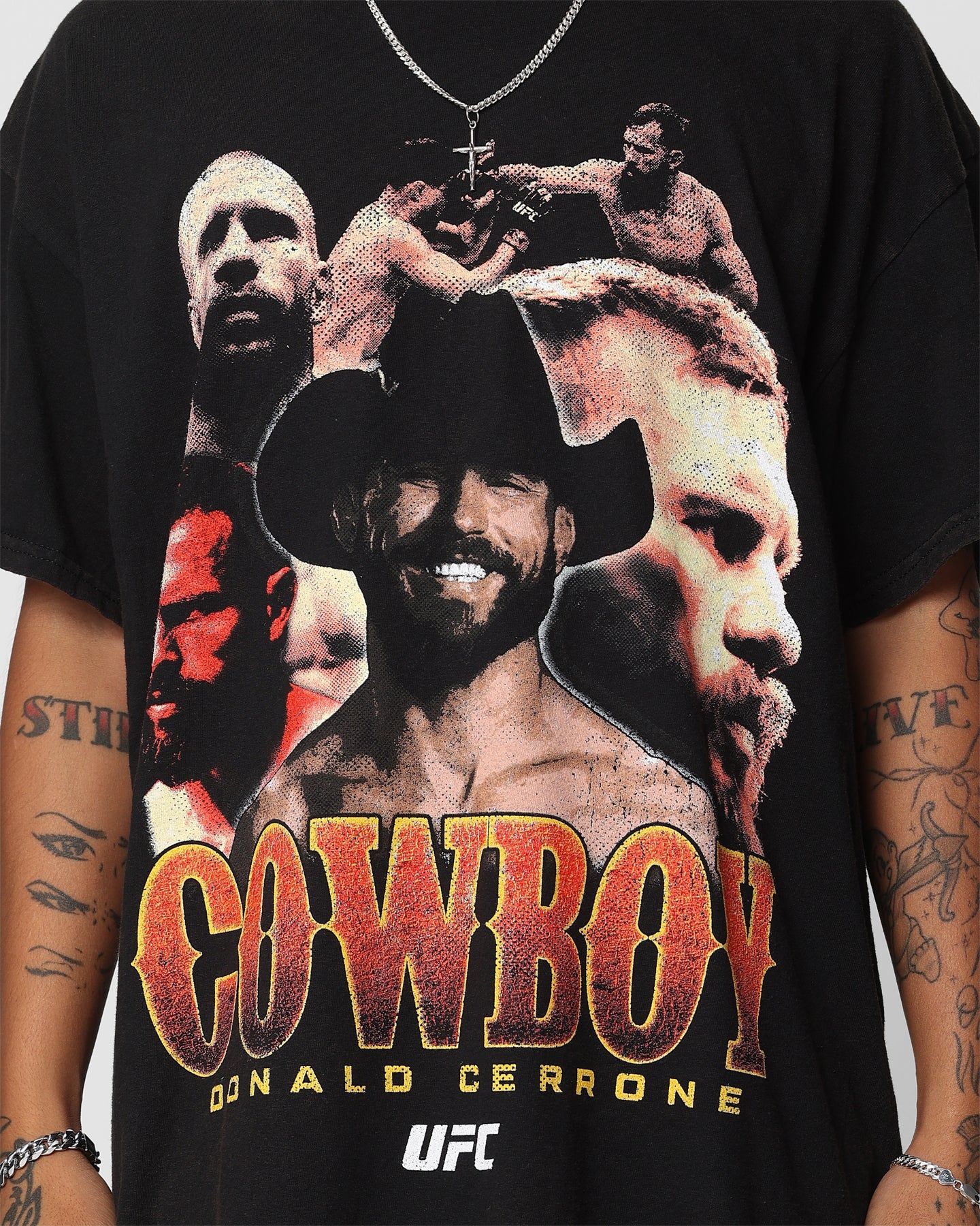 Goat Crew X UFC Donald Cerrone Vintage T-Shirt Black Wash sold by Culture Kings product image thumbnail 3