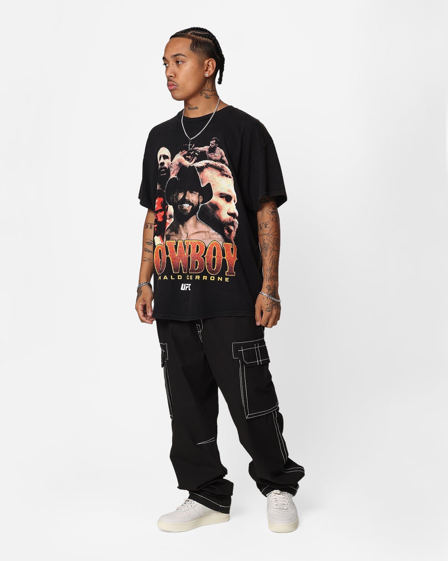 Goat Crew X UFC Donald Cerrone Vintage T-Shirt Black Wash sold by Culture Kings product image thumbnail 2
