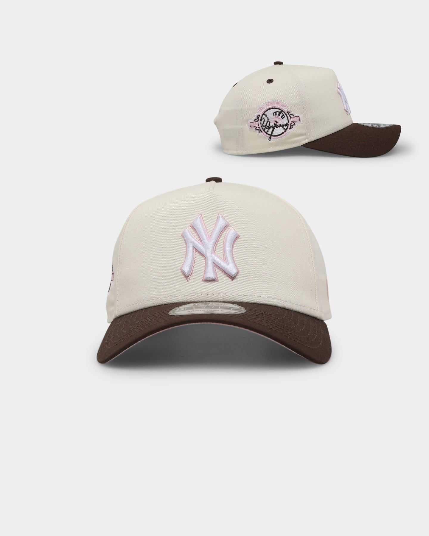 New Era New York Yankees 'Neapolitan Ice Cream' 9FORTY A-Frame Snapback Chrome White sold by Culture Kings