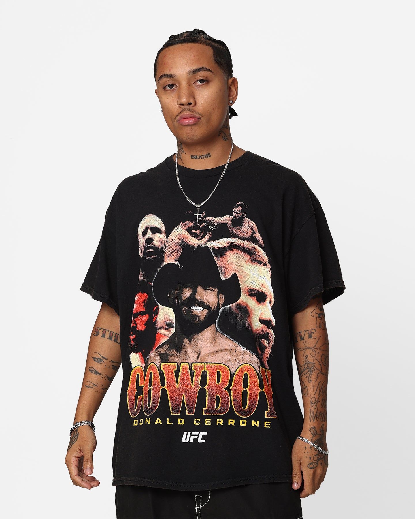 Goat Crew X UFC Donald Cerrone Vintage T-Shirt Black Wash sold by Culture Kings