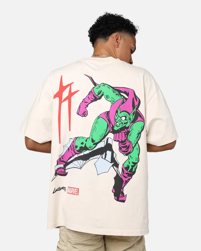 Marvel Spider-Man Green Goblin T-Shirt Off White sold by Culture Kings