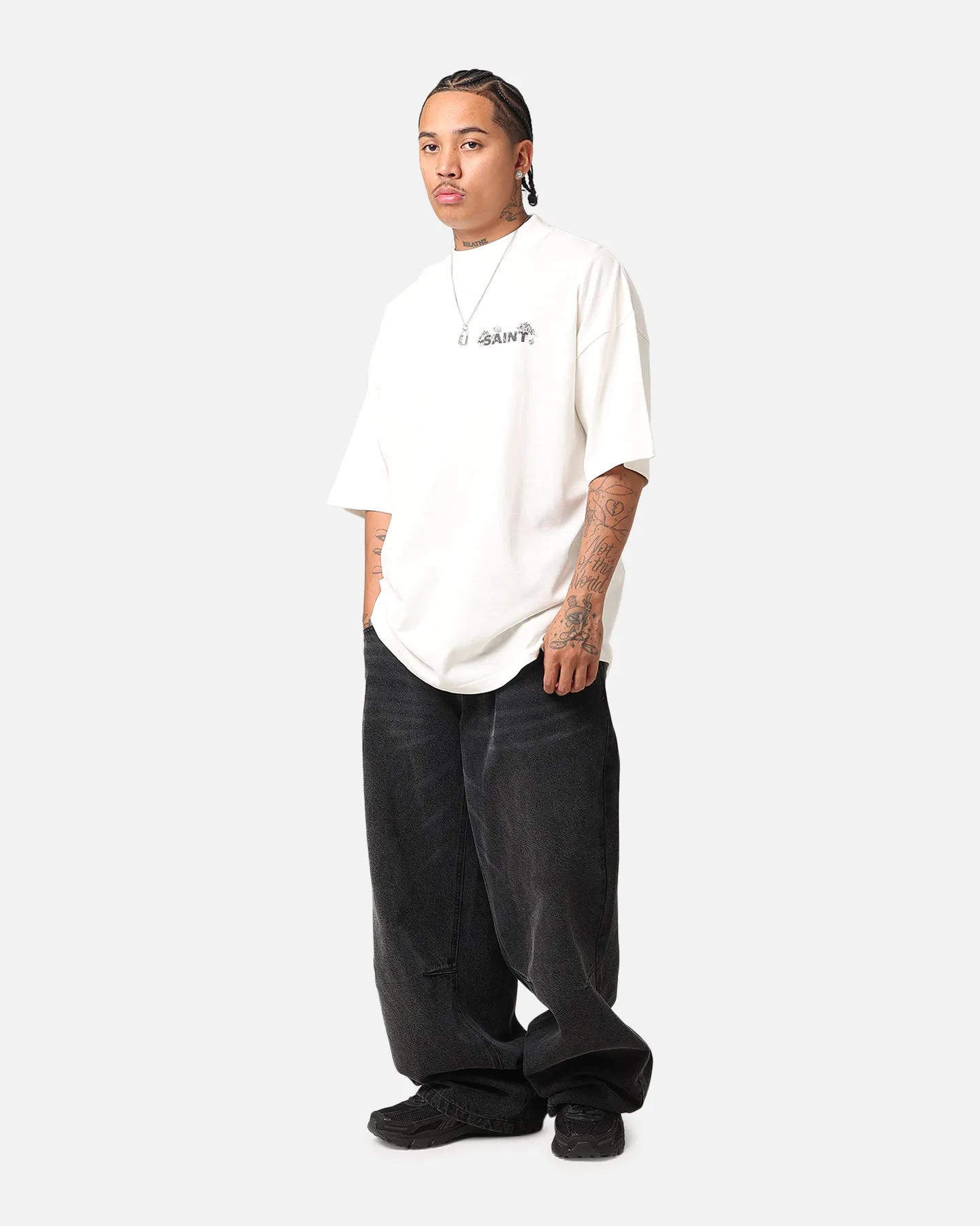 Saint Morta Wildflower T-Shirt Off White sold by Culture Kings product image thumbnail 3