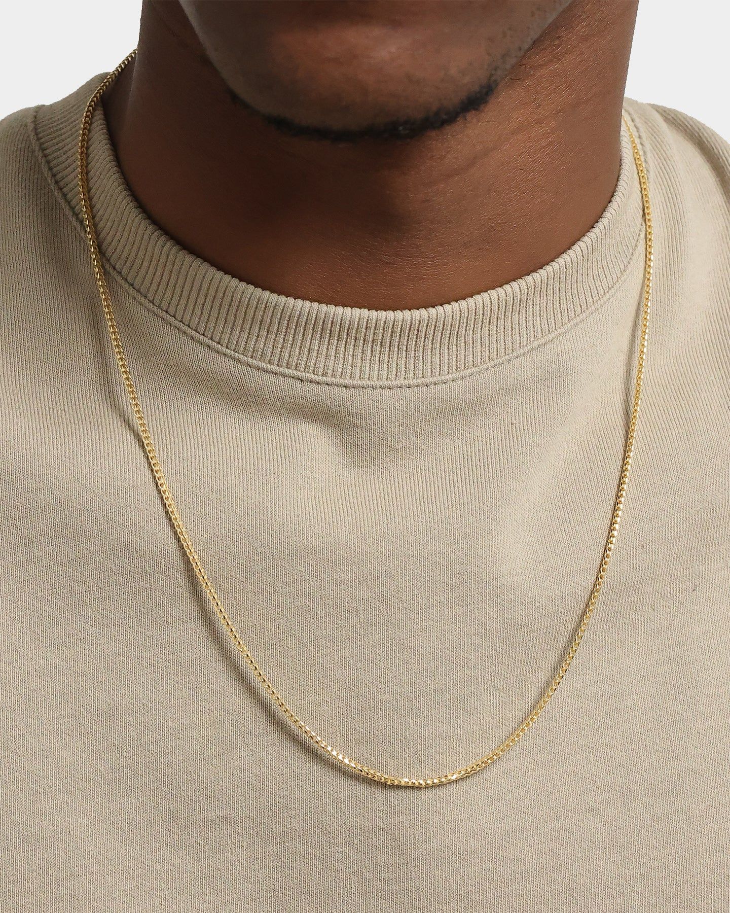 House Of Auric Franco 2.2mm 24" Chain 18k Gold Vermeil sold by Culture Kings