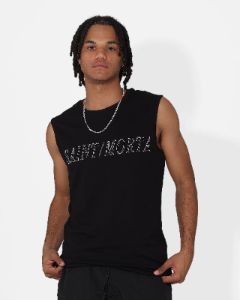 Saint Morta Origins Muscle T-Shirt Black/White sold by Culture Kings