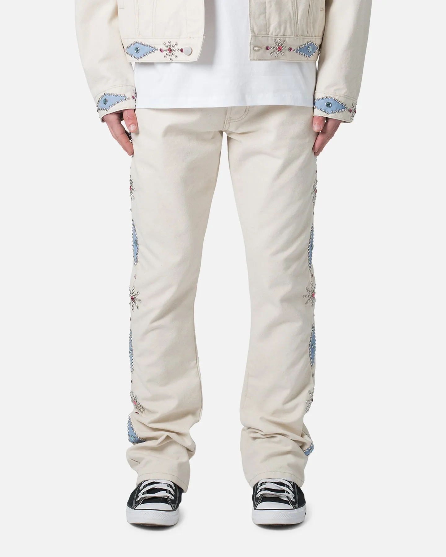 MNML B379 Flare Denim Jeans Multi sold by Culture Kings