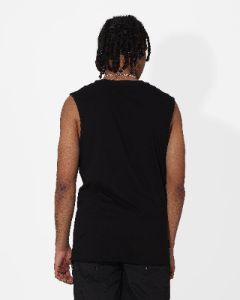 Saint Morta Origins Muscle T-Shirt Black/White sold by Culture Kings
