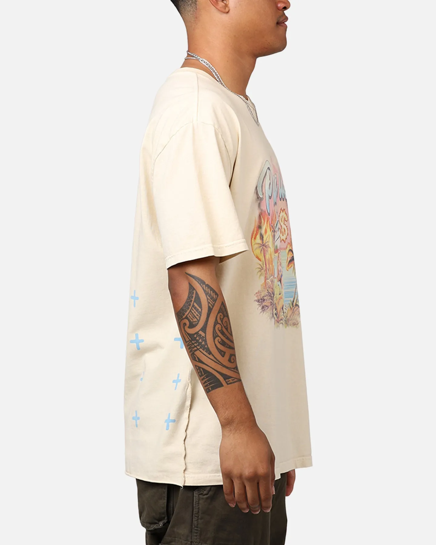 Ksubi Paradise Biggie T-Shirt Tan sold by Culture Kings product image thumbnail 4