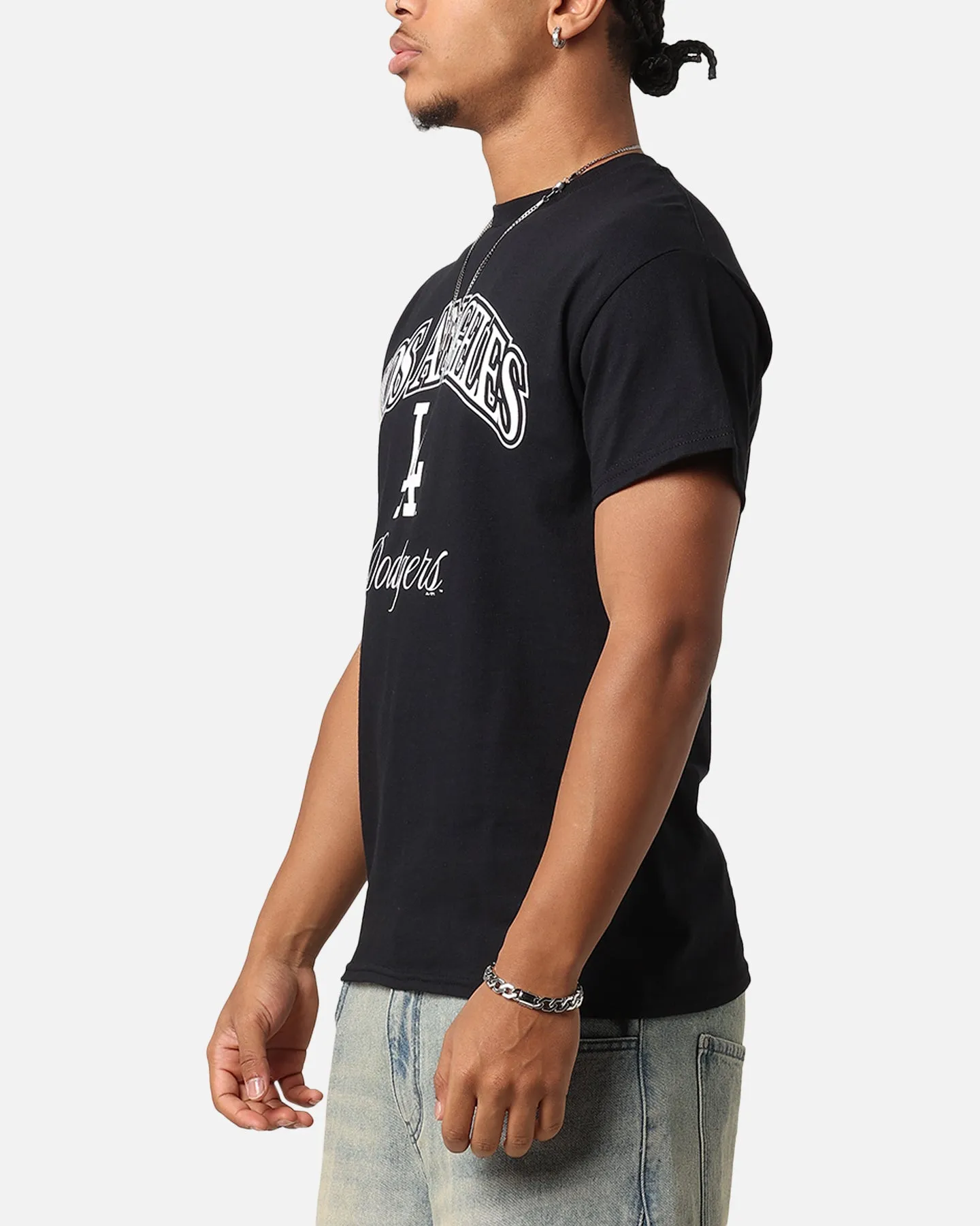 Majestic Athletic Los Angeles Dodgers Blecker Team Arch T-Shirt Black sold by Culture Kings product image thumbnail 5
