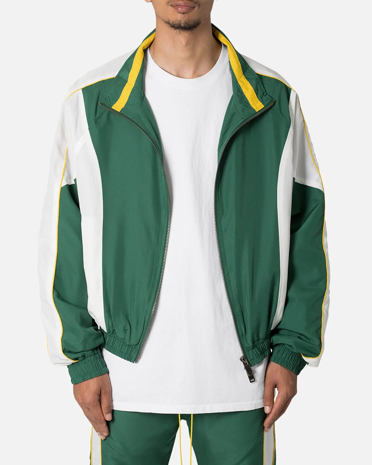 MNML Moto Racing Jacket Green/White sold by Culture Kings