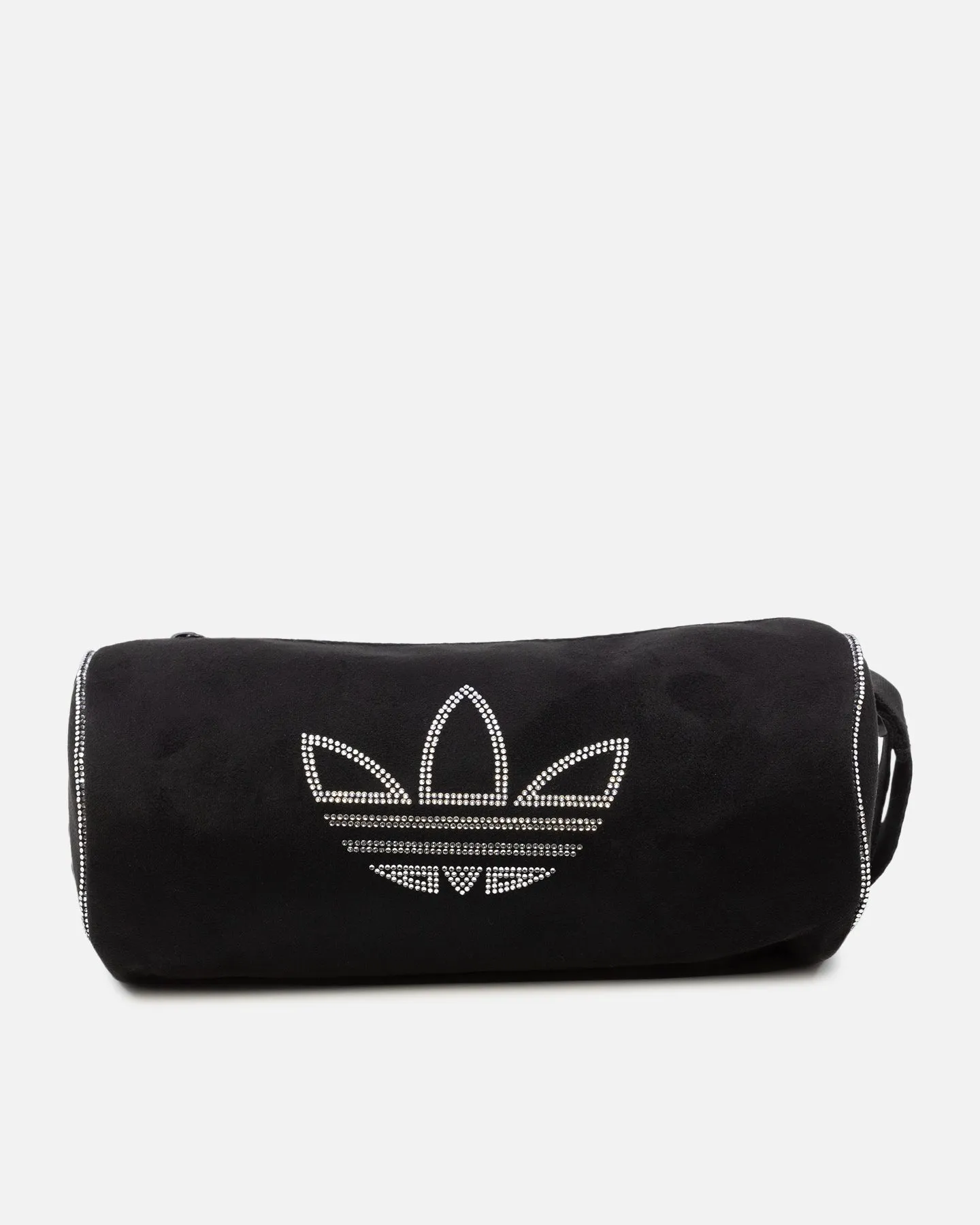 Adidas Rhinestones Fake Suede Mini Duffel Bag Black | Parallel