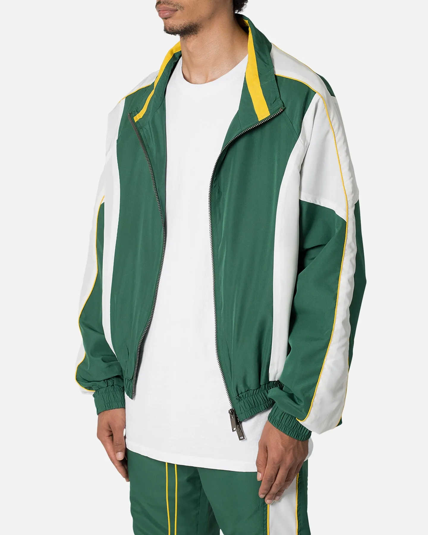 MNML Moto Racing Jacket Green/White sold by Culture Kings product image thumbnail 2