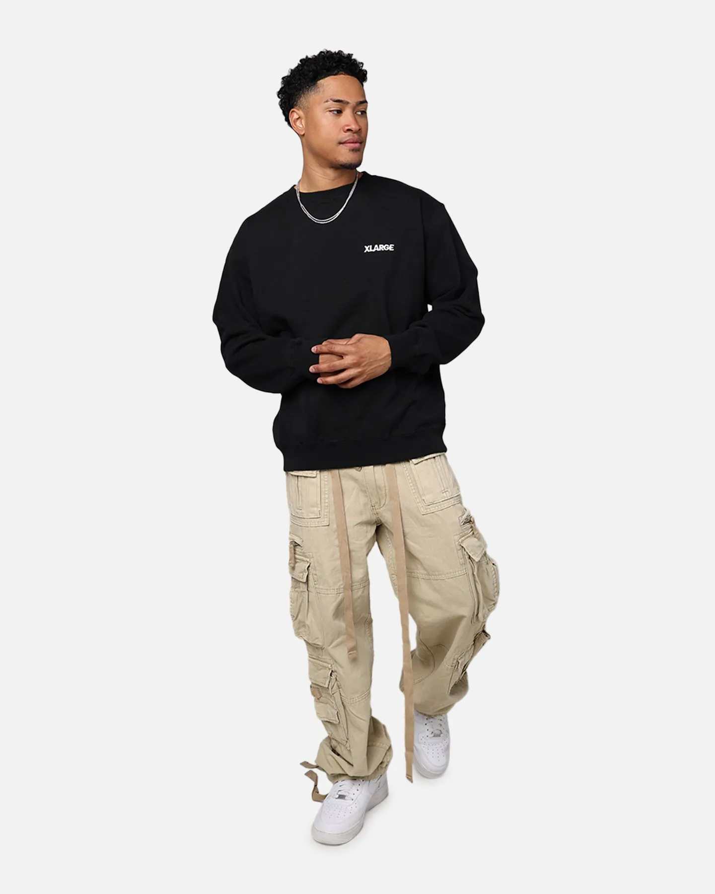 X-Large Chenille Slanted OG Crewneck Black sold by Culture Kings product image thumbnail 3