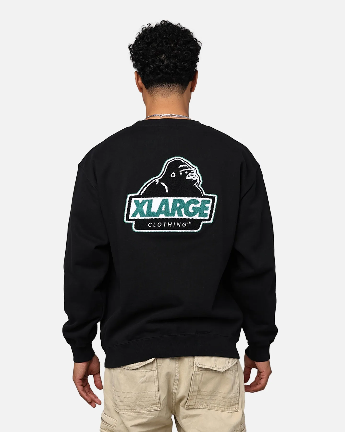 X-Large Chenille Slanted OG Crewneck Black sold by Culture Kings product image thumbnail 5