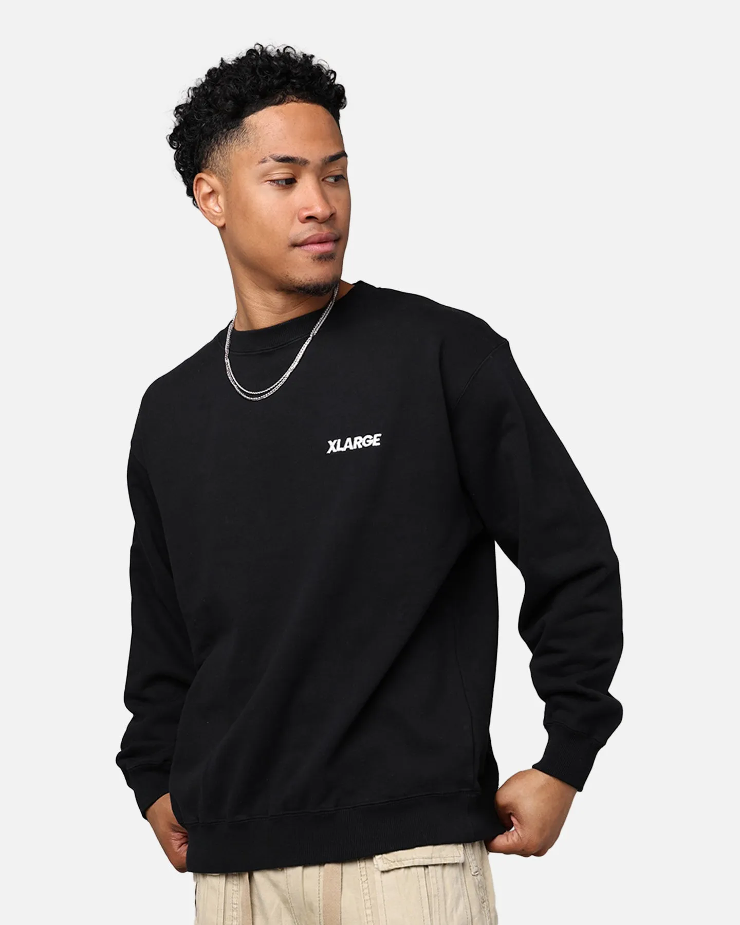X-Large Chenille Slanted OG Crewneck Black sold by Culture Kings product image thumbnail 2