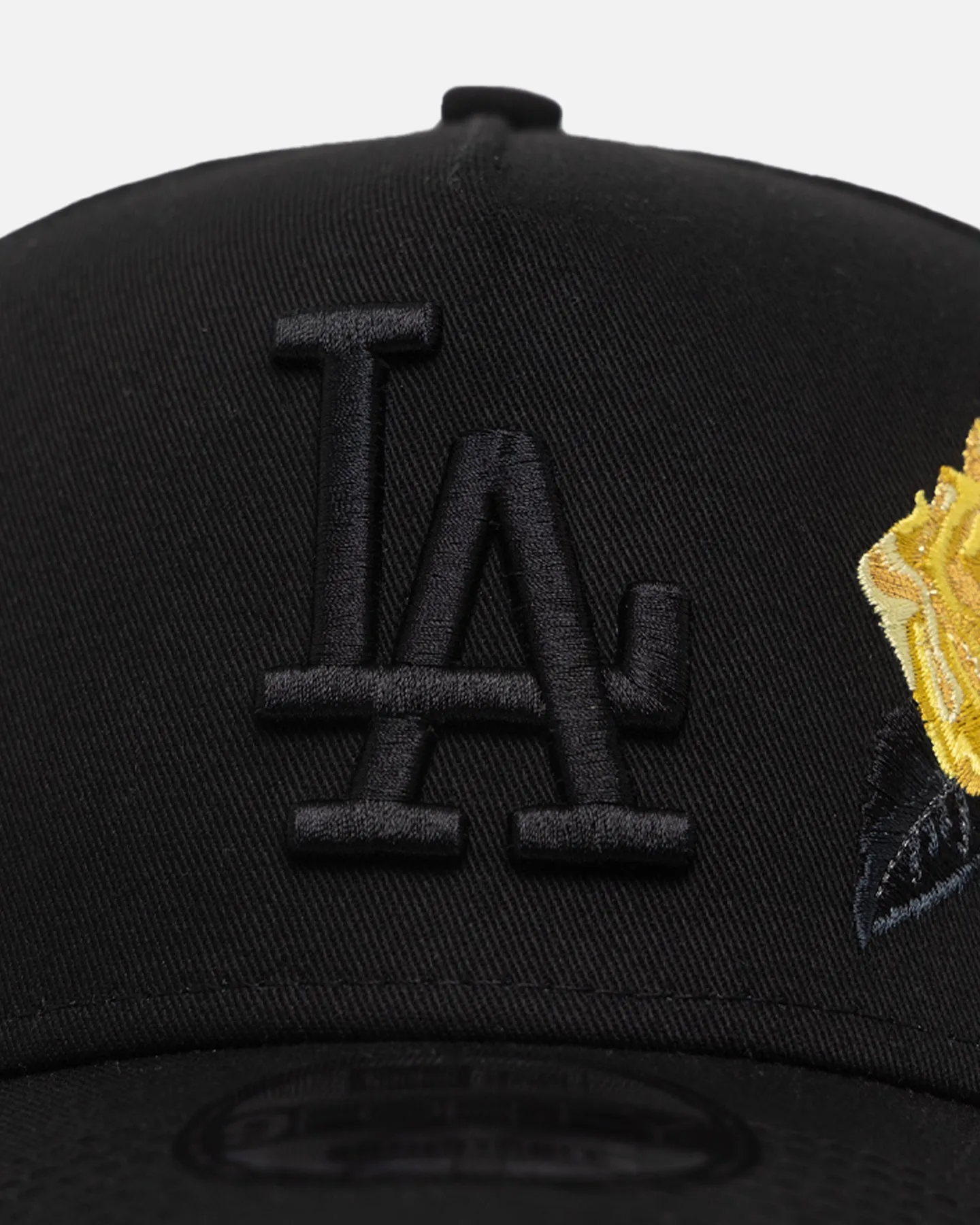 New Era Los Angeles Dodgers 'Black Tonal Gold Rose' 9FORTY A-Frame Snapback Black/Gold sold by Culture Kings product image thumbnail 5