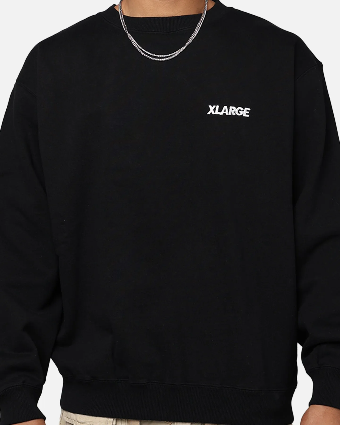 X-Large Chenille Slanted OG Crewneck Black sold by Culture Kings product image thumbnail 4