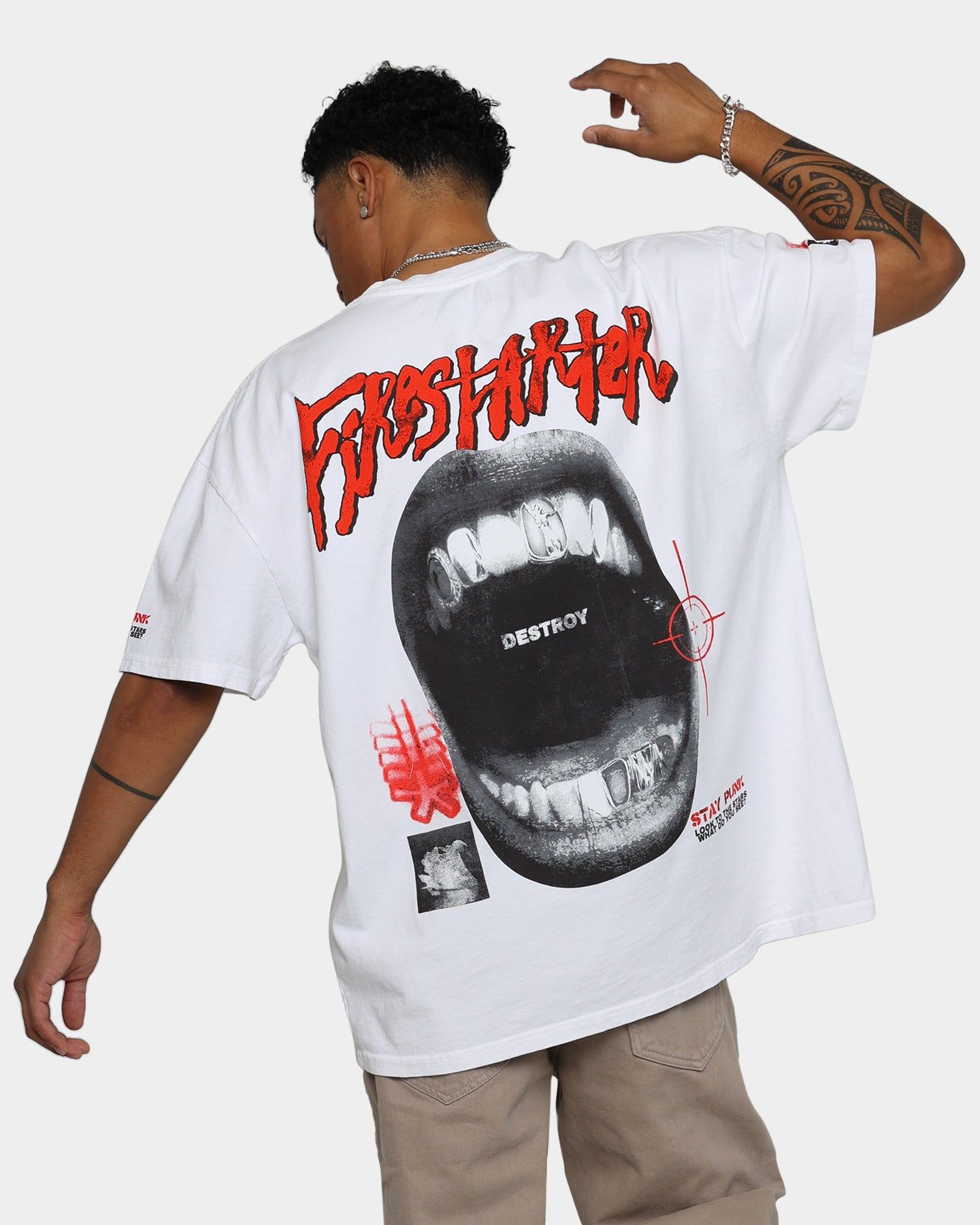 Loiter Firestarter Vintage T-Shirt White sold by Culture Kings