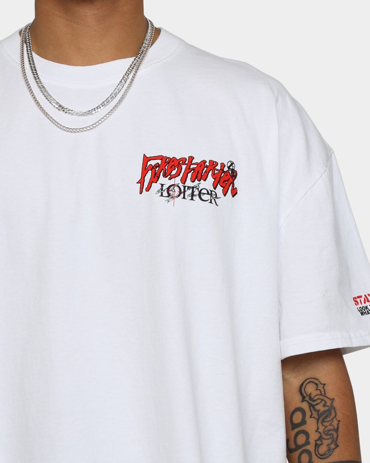 Loiter Firestarter Vintage T-Shirt White sold by Culture Kings product image thumbnail 4