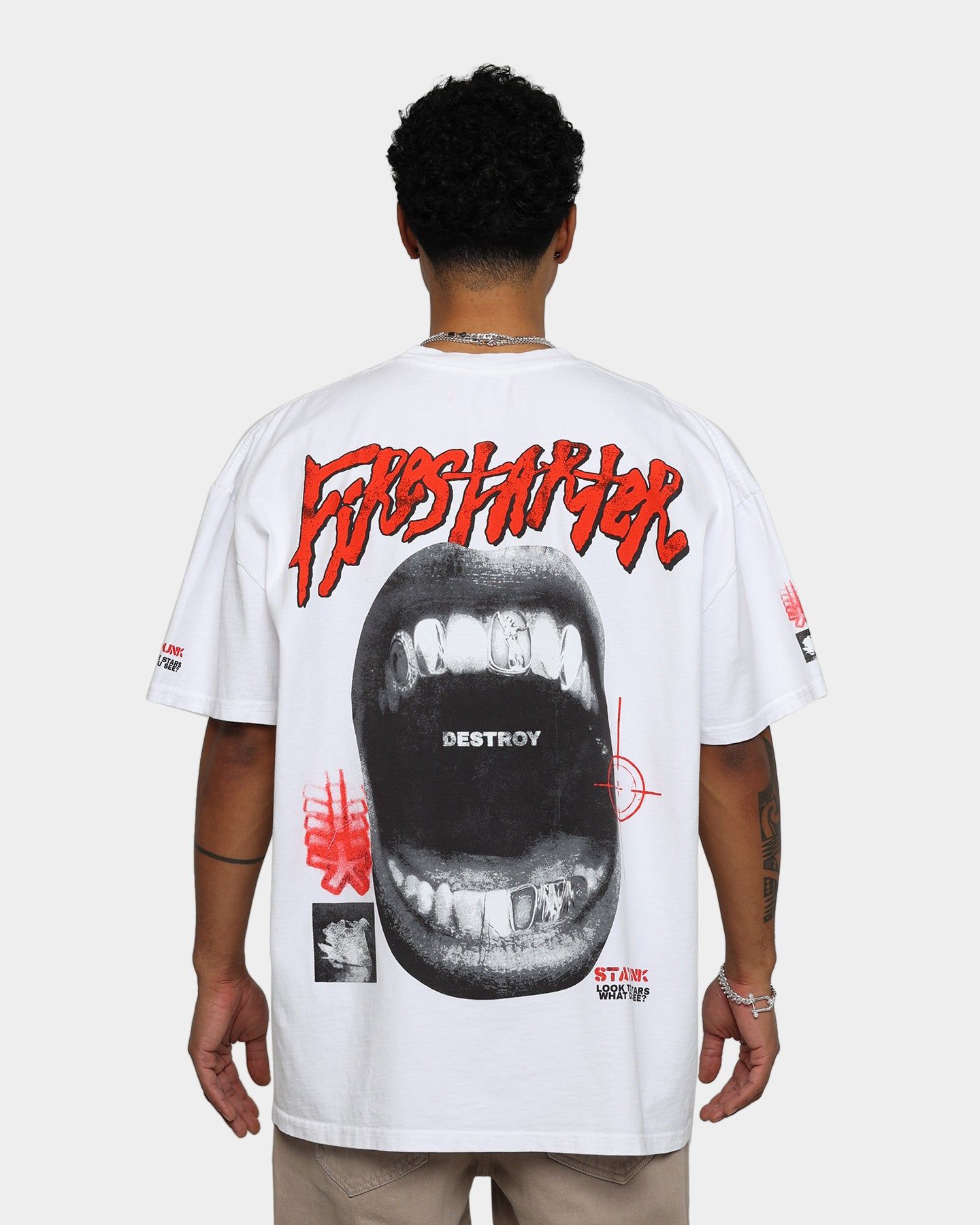 Loiter Firestarter Vintage T-Shirt White sold by Culture Kings product image thumbnail 5