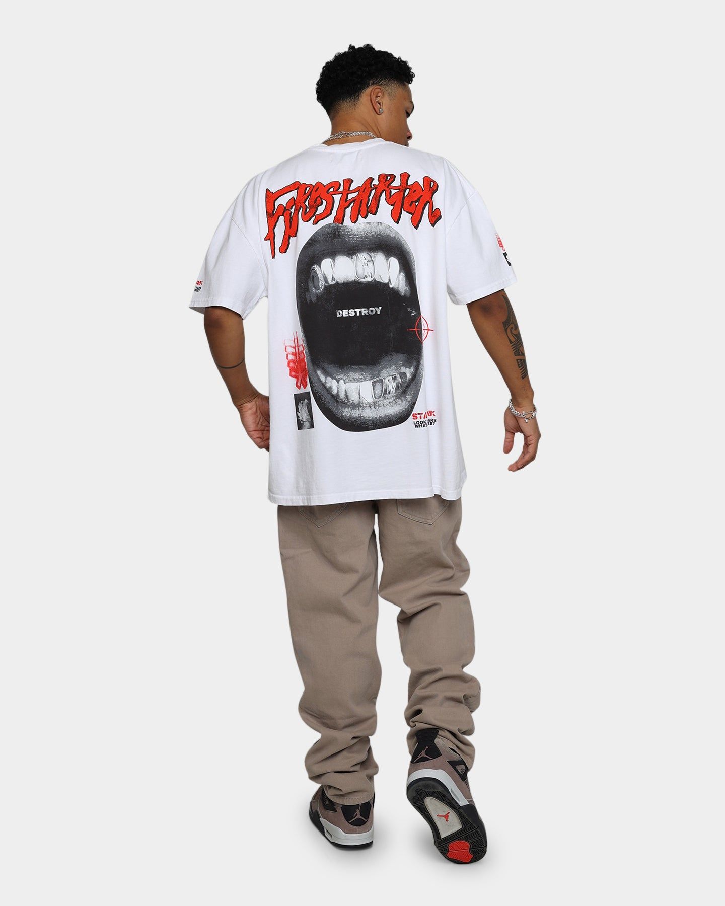 Loiter Firestarter Vintage T-Shirt White sold by Culture Kings product image thumbnail 3