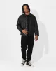 Saint Morta Oversized Leather Trucker Jacket Black sold by Culture Kings