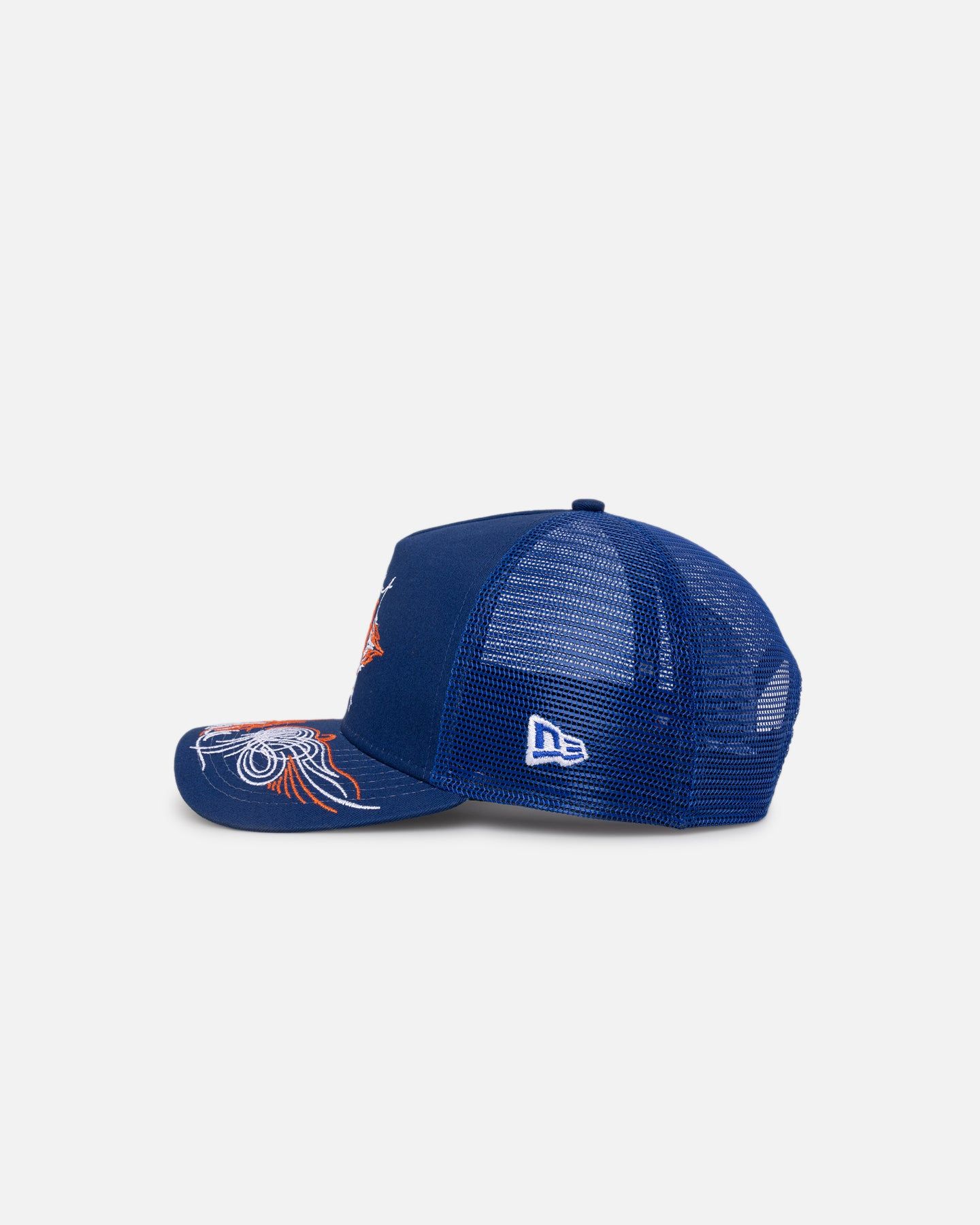 New Era New York Mets 'Flare Designs' 9FORTY A-Frame Trucker Snapback Original Team Colours sold by Culture Kings product image thumbnail 4
