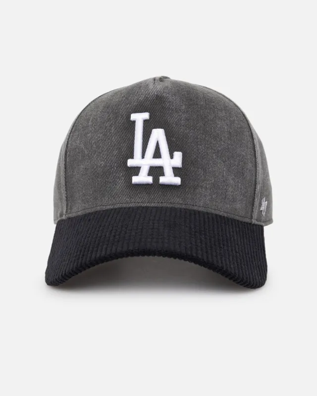 47 Brand Los Angeles Dodgers 'Apollo Corduroy' Offside DT Snapback Black sold by Culture Kings