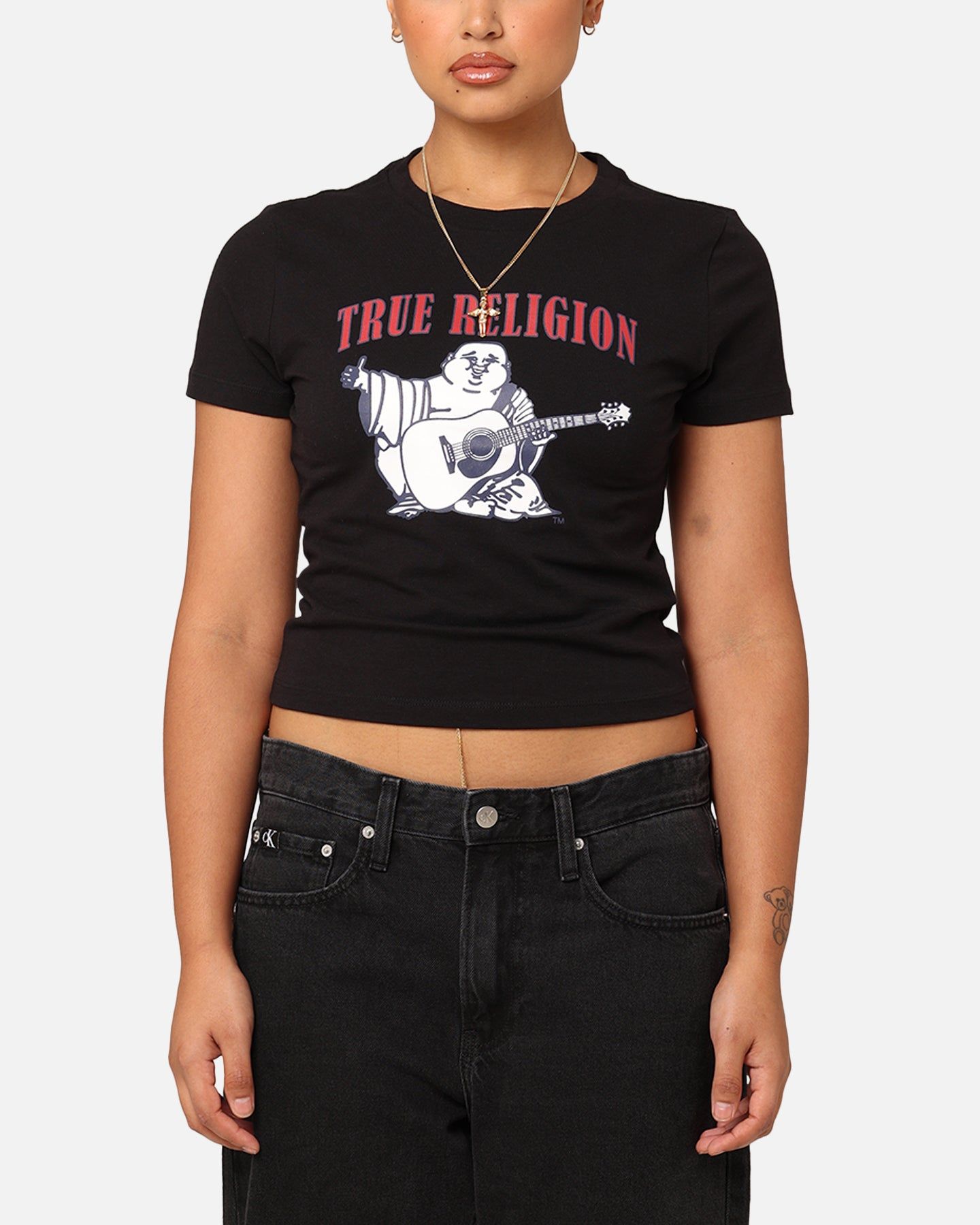 【TRUE RELIGION】★Tシャツ★ MONEY MESH BABY TEE MONEY MESH BABY TEE - AOP Money Print | True Religion