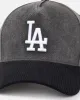 47 Brand Los Angeles Dodgers 'Apollo Corduroy' Offside DT Snapback Black sold by Culture Kings