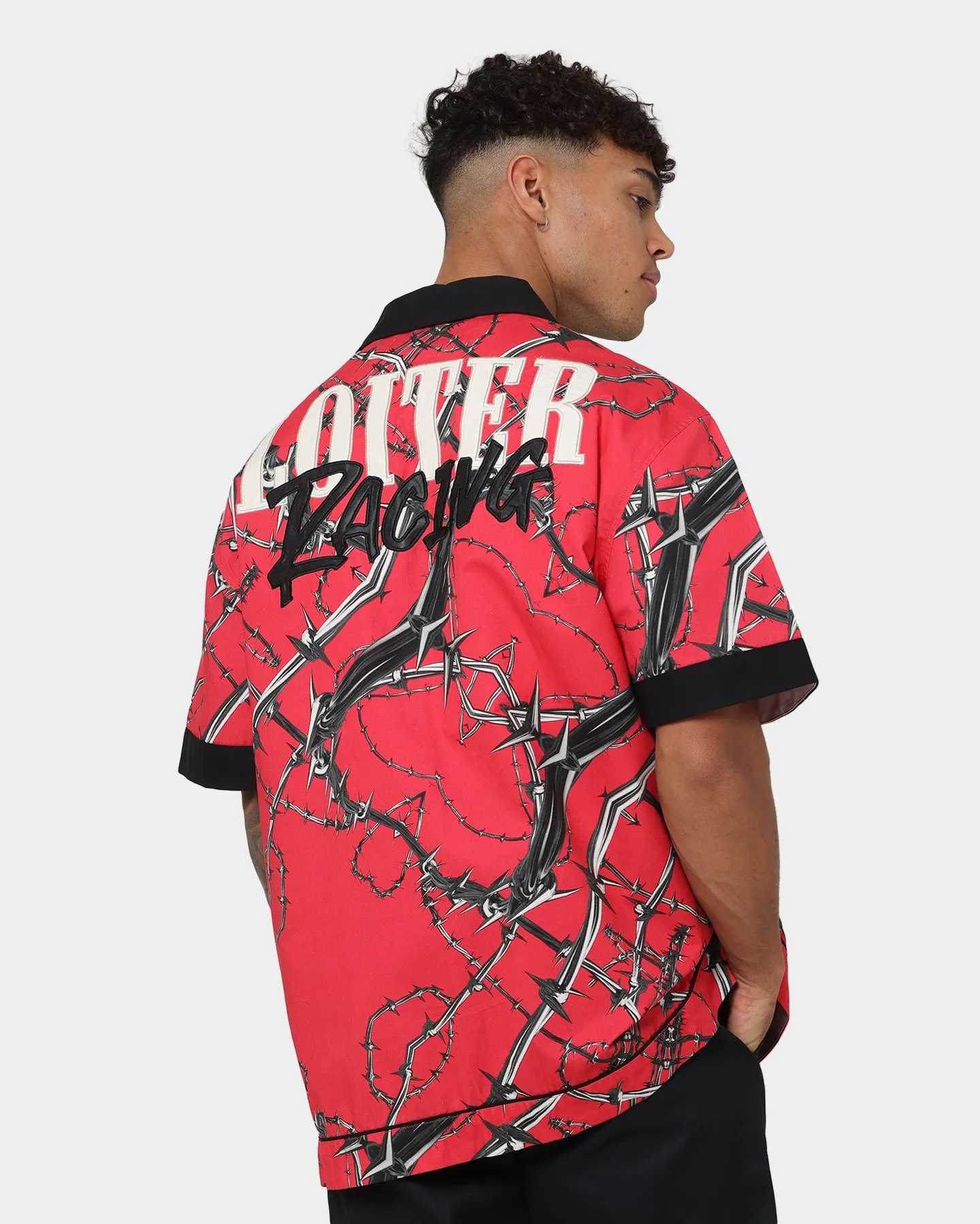 Loiter Daytona Mechanic Button Up Shirt Red sold by Culture Kings product image thumbnail 2