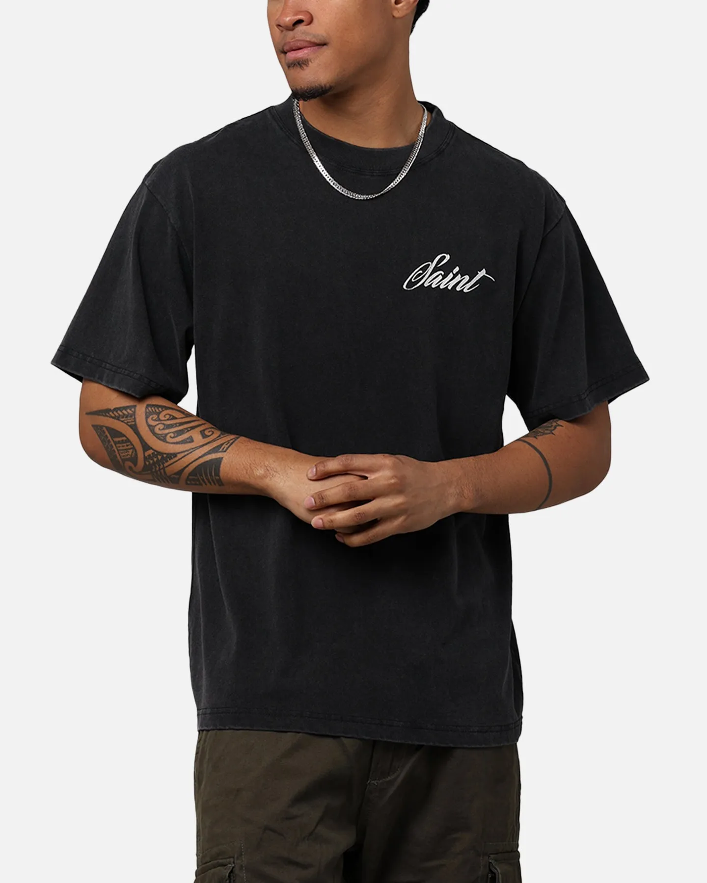 Saint Morta Guardian T-Shirt Vintage Black sold by Culture Kings