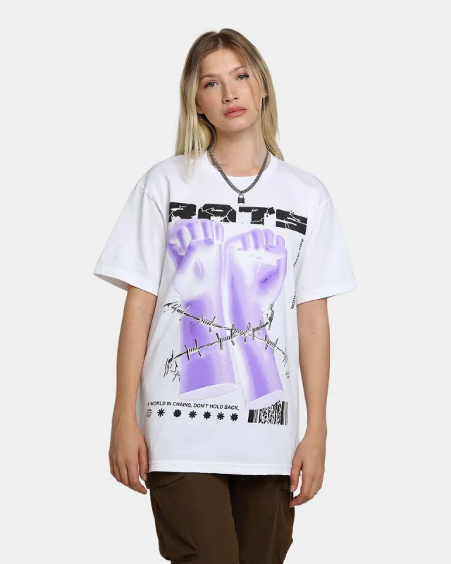 Rats Get Fat Throwing Hands T-Shirt White sold by Culture Kings