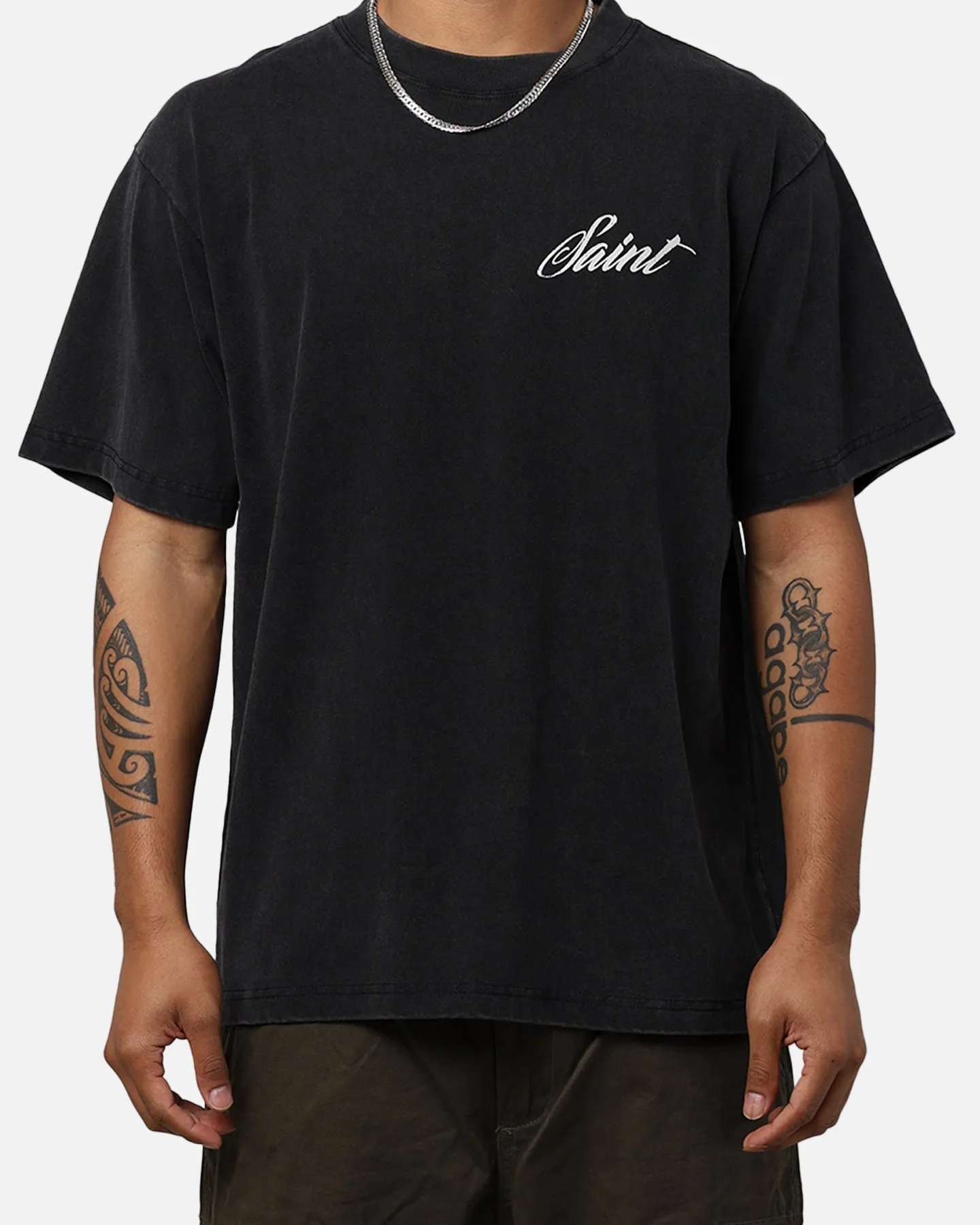 Saint Morta Guardian T-Shirt Vintage Black sold by Culture Kings product image thumbnail 2
