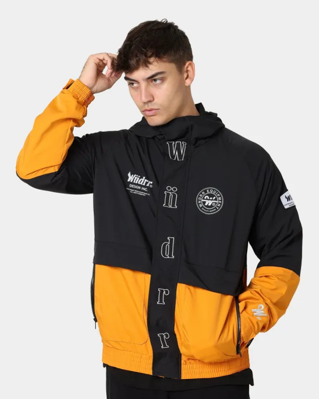 WNDRR Trackside Spray Jacket Black/Orange sold by Culture Kings